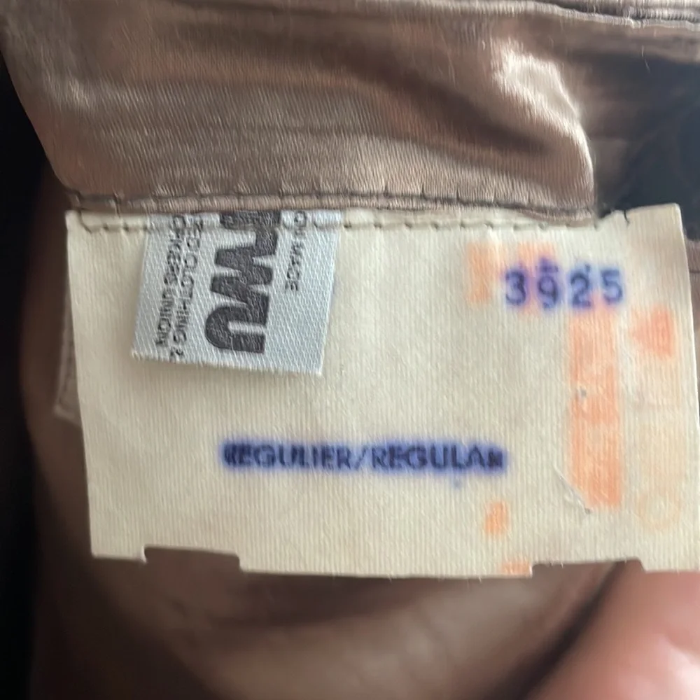 Crombie Overcoat Single-Breasted in Tan Wool Size 46XL - Picture 4 of 14